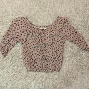 Floral crop top